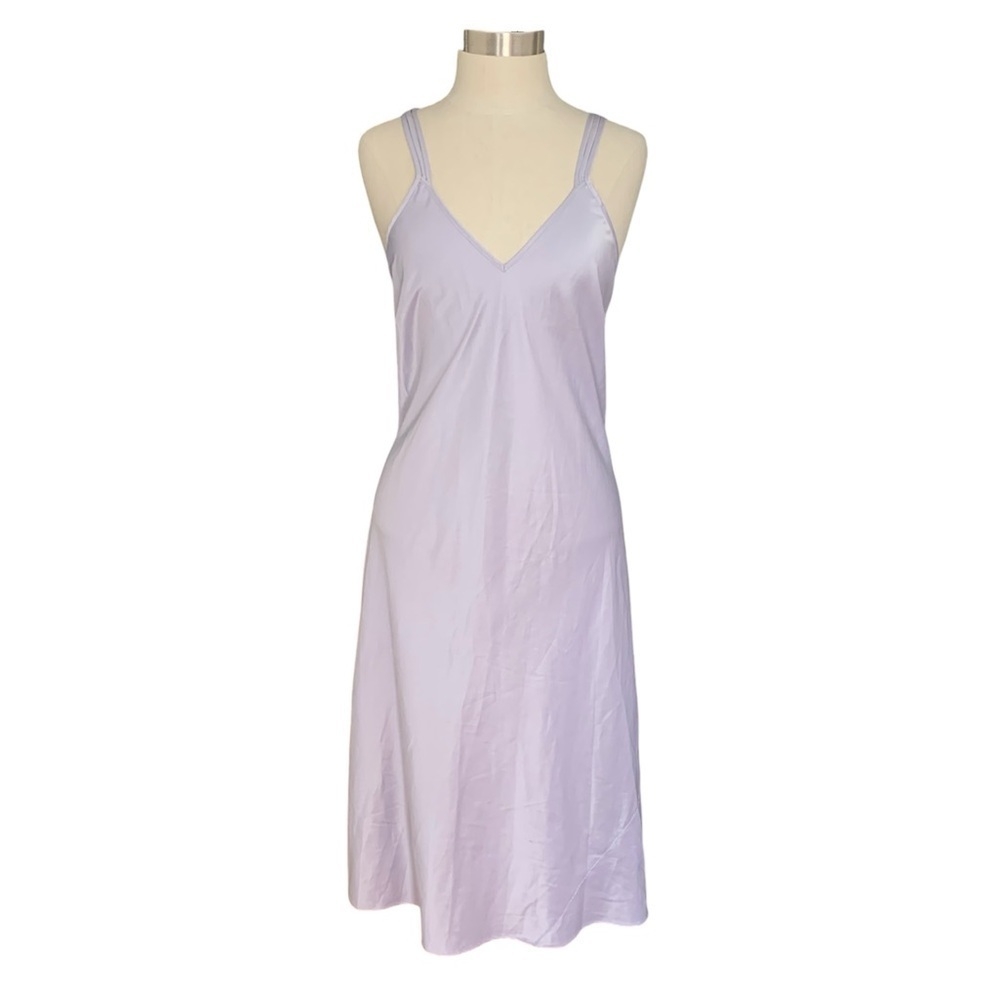 Cabernet lavender slip dress